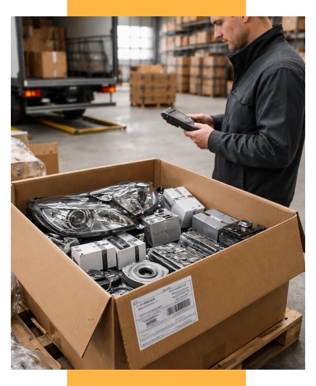 Доставка автозапчастей из Европы под ключ от 12758 р. | СетСервис-Крл