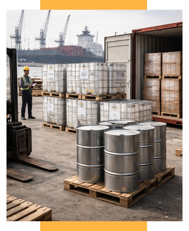 Доставка химического сырья из Индии от 255150 р. | СетСервис-Крл