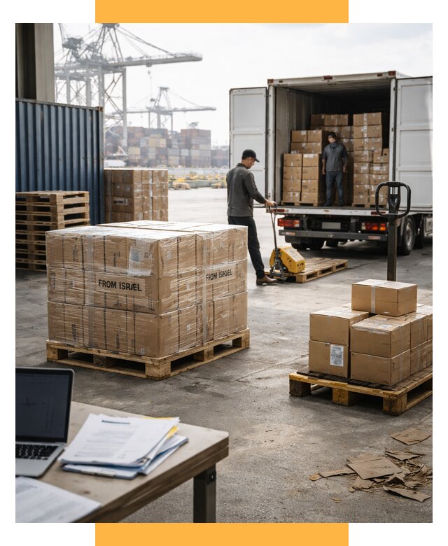 Доставка грузов из Израиля от 15309 р., логистика от СетСервис-Крл