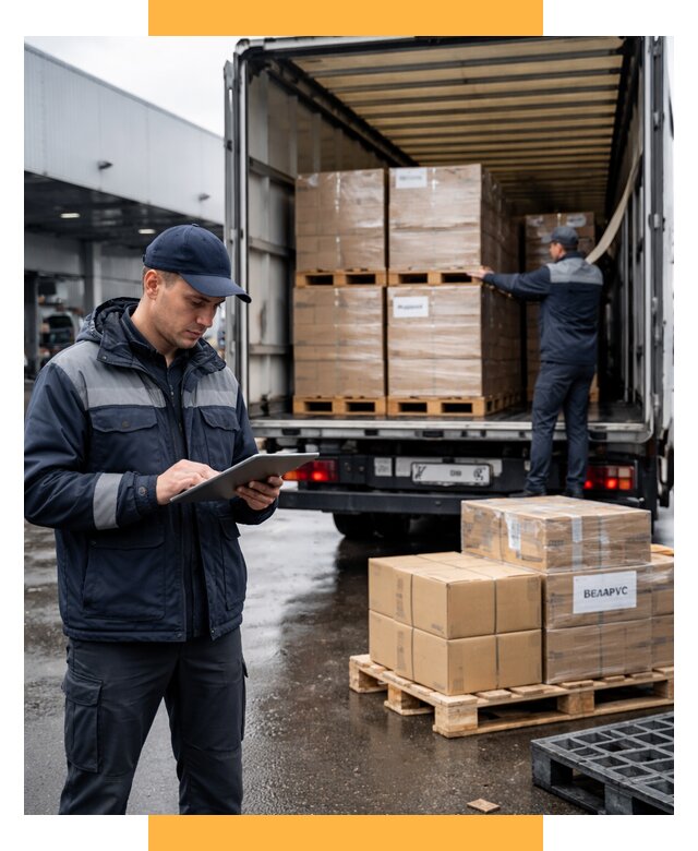 Доставка грузов из Беларуси от 15309 р. логистика СетСервис-Крл