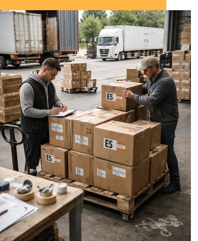 Доставка грузов в Испанию автотранспортом от 35721 руб