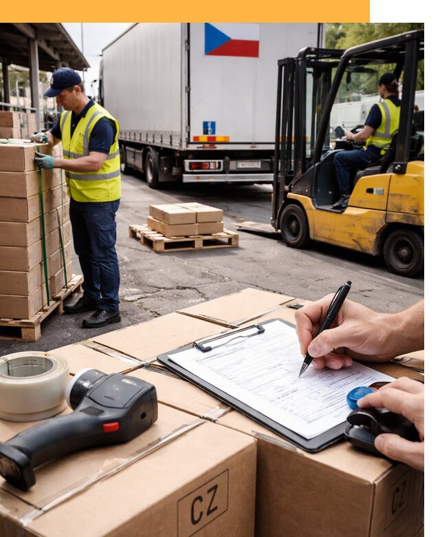 Доставка грузов в Чехию от 35721 руб, международные перевозки