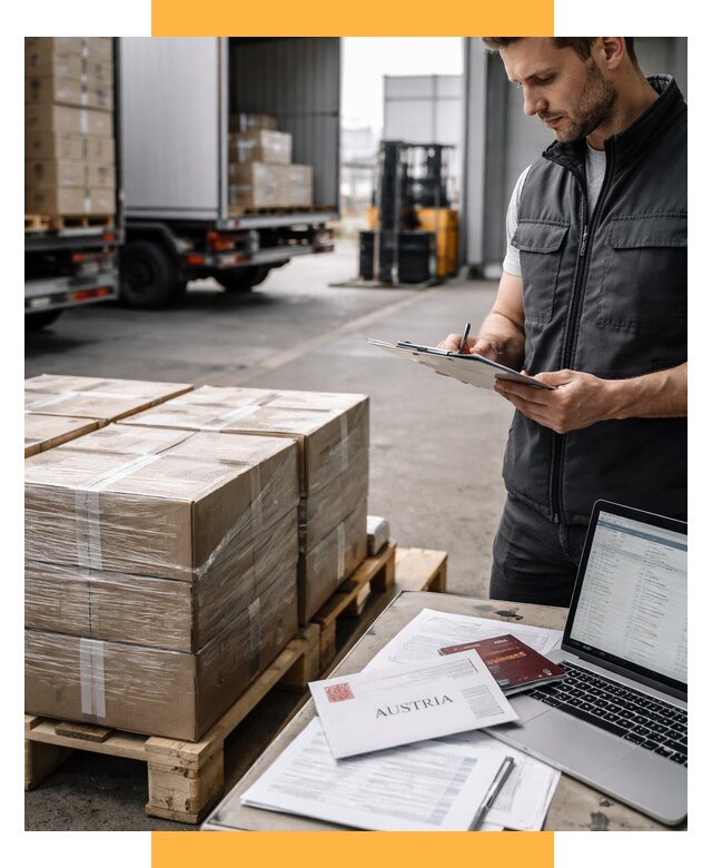 Доставка в Австрию от 66339 р. Логистика и экспорт СетСервис-Крл