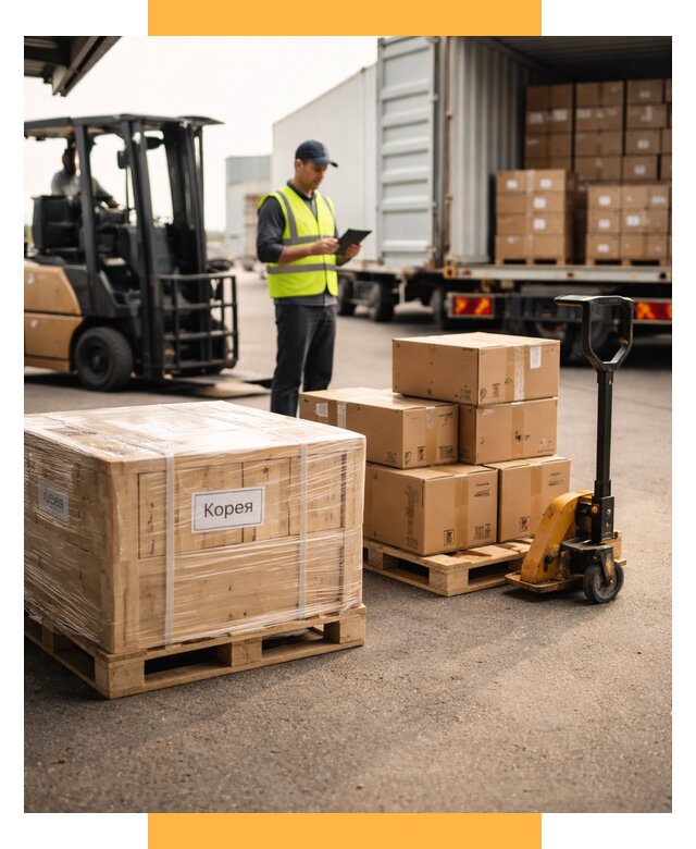 Доставка грузов в Корею из России от 35721 р. | СетСервис-Крл