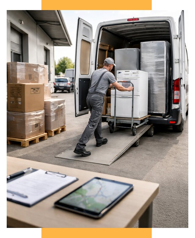 Перевозка бытовой техники от 6634 р. - логистика СетСервис-Крл