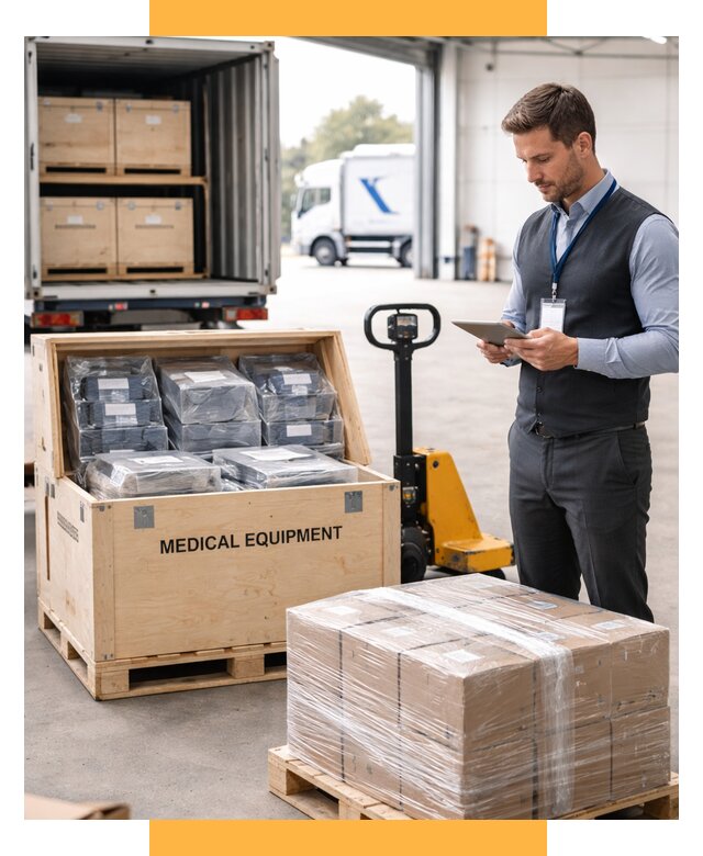 Перевозка медицинского оборудования от 15309 р. в СетСервис-Крл