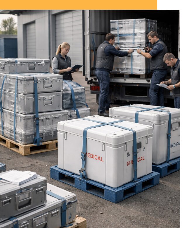 Перевозка медицинского оборудования по всему миру от 15309 руб