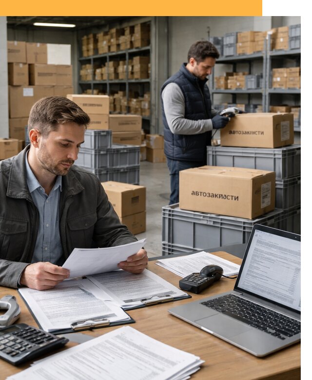 Таможенное оформление автозапчастей по выгодным тарифам от 8675