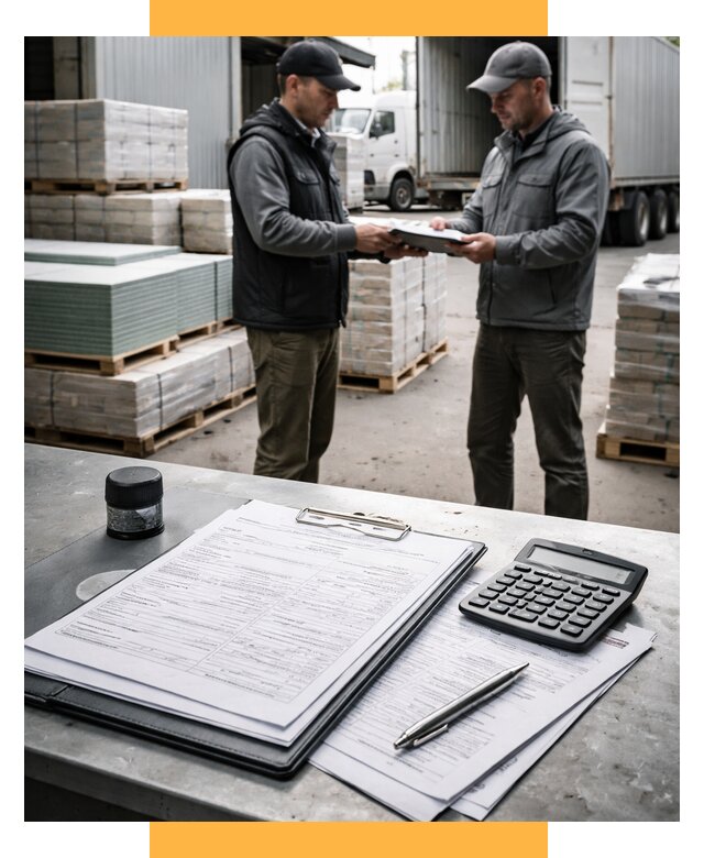 Таможенное оформление стройматериалов от 8675 р. | СетСервис-Крл