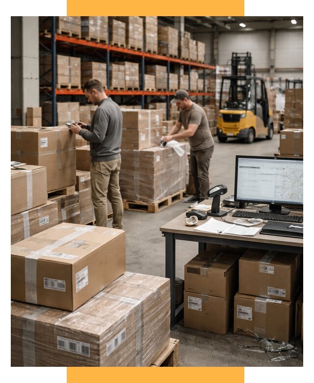 Склад консолидации в Европе от 6634 р., услуги СетСервис-Крл