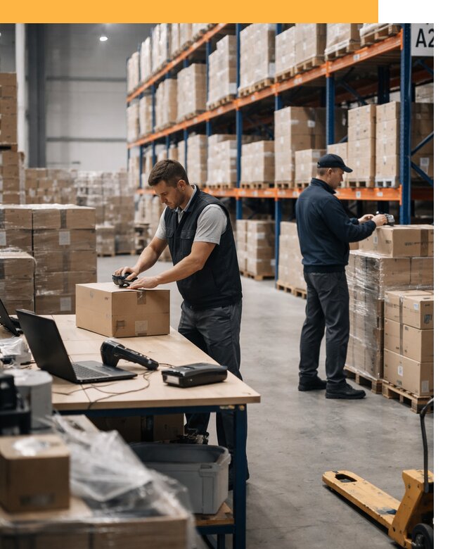 Склад консолидации в Европе: хранение, сортировка от 6634